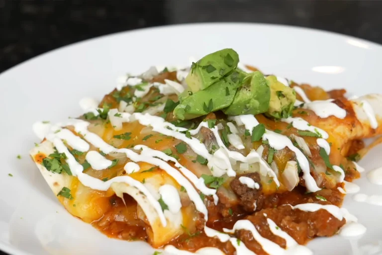 Easy Cheesy Ground Beef Enchiladas