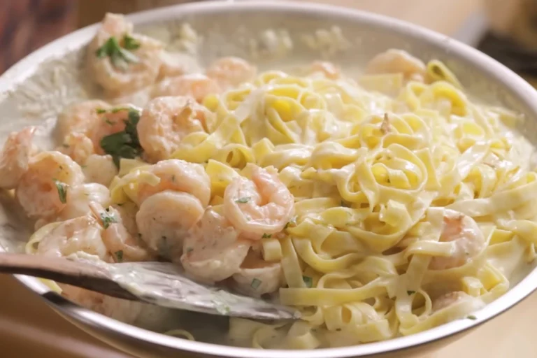 creamy shrimp pasta with cream cheese