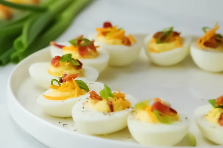 Loaded Deviled Eggs foodpicture