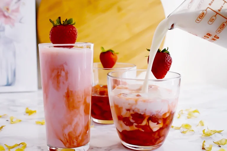 strawberry banana smoothie recipe without yogurt