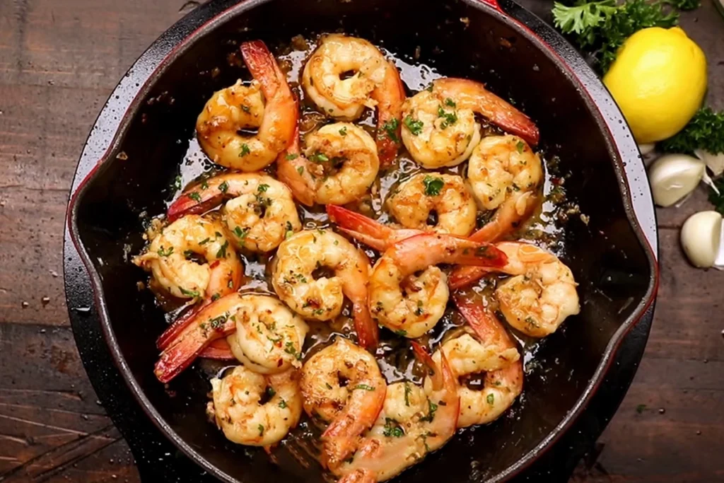 Garlic Butter Shrimp & Asparagus